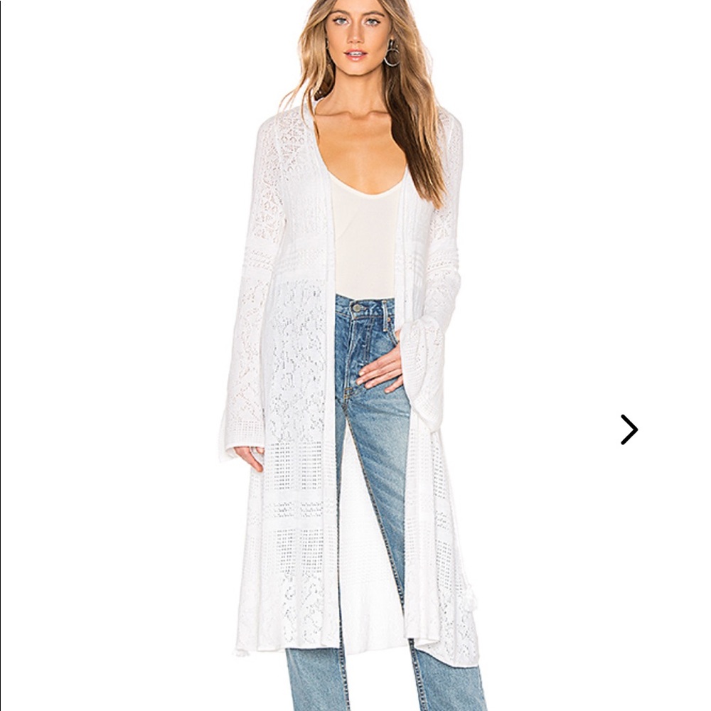 Lovers + Friends Darine Crochet Cardigan NWT